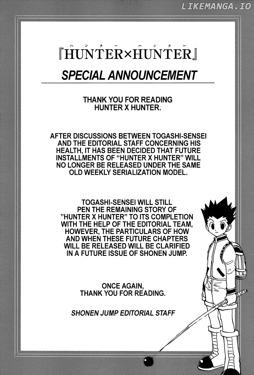 Hunter x Hunter, Chapter 400 image 22